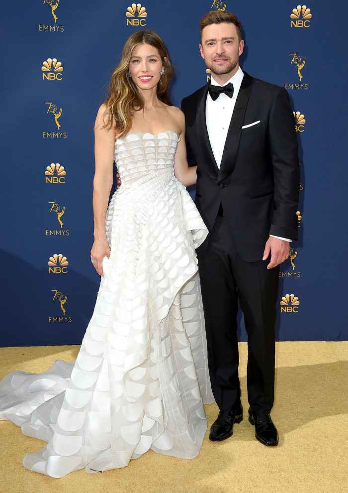 Justin Timberlake Comments on Jessica Biel's Instagram 2018 Primetime Emmy Awards