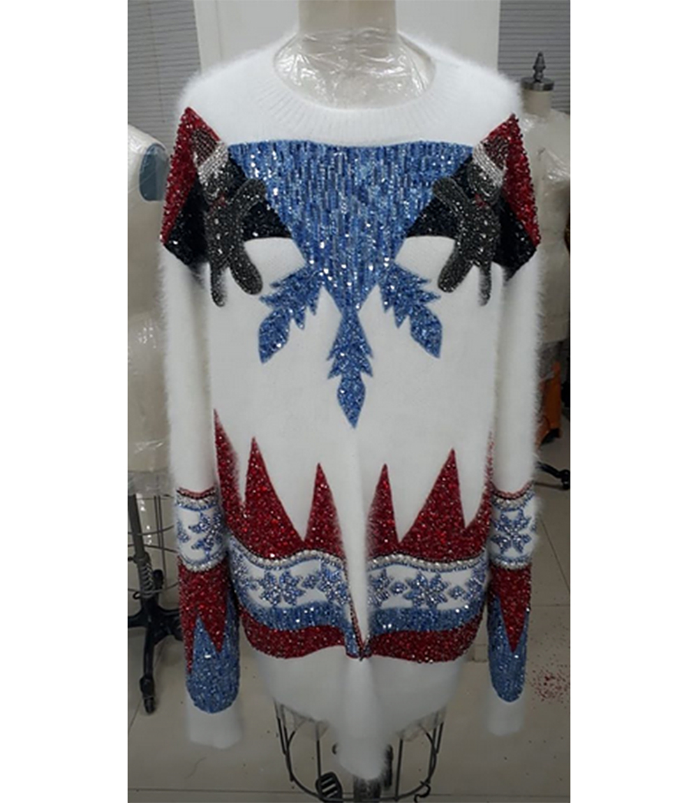 Kardashians Balmain Christmas Sweaters
