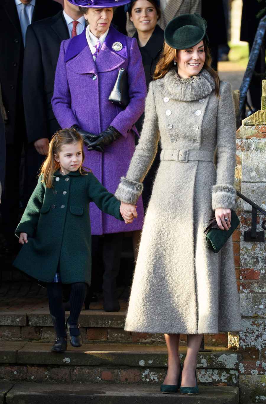 Duchess Kate Middleton and Princess Charlotte Twinning