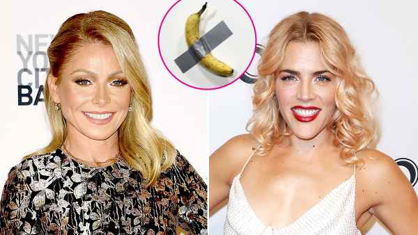 Kelly-Ripa-Busy-Philips-Art-Basel’s-Banana-Exhibit