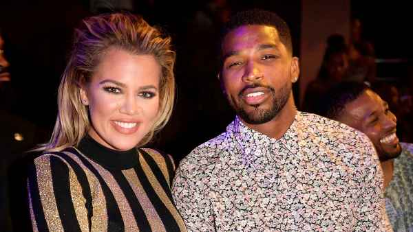 Khloe Kardashian, Tristan Thompson Reunite at Kardashian Party