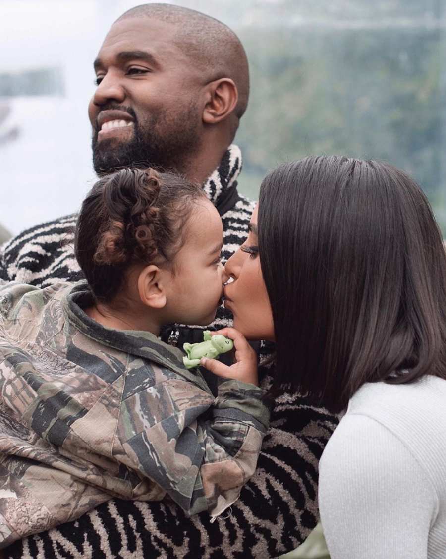 Kim-Kardashian-Shares-Rare-Photo-of-Kanye-West-Smiling-With-Kids-at-Son-Saint’s-Birthday-Party-1