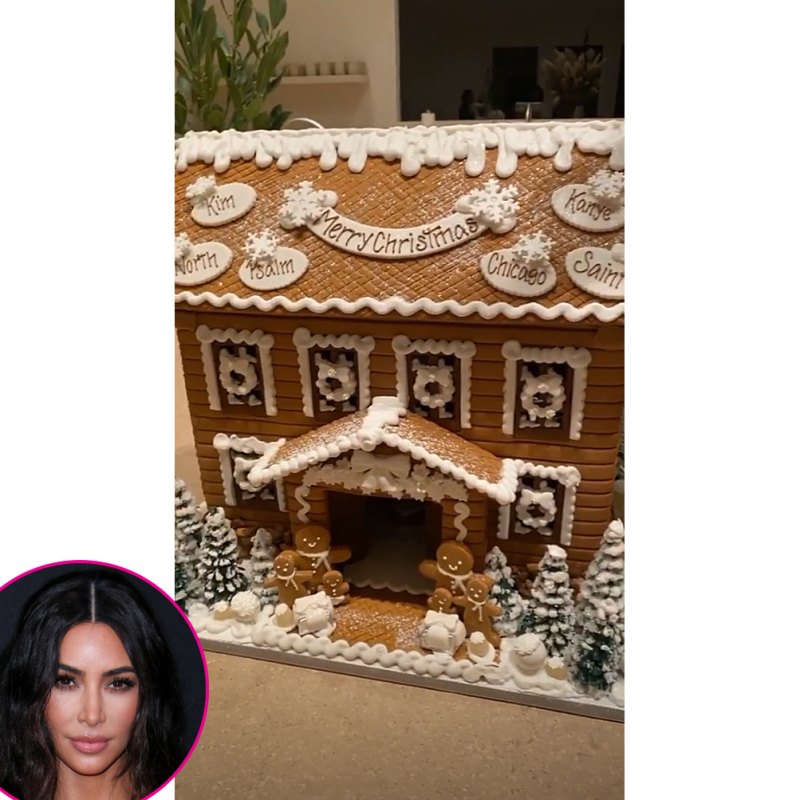 Kim Kardashian gingerbread house