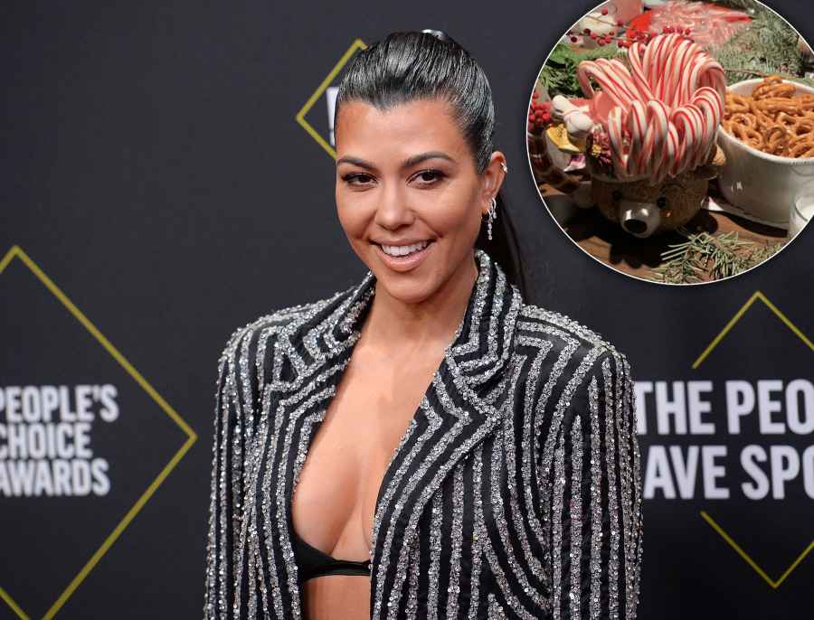 Kourtney Kardashian Hosted the Ultimate Gingerbread House-Making Party