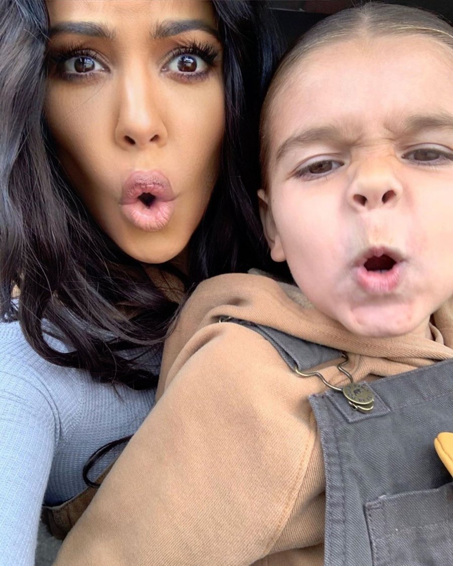 Kourtney Kardashian Instagram Reign Sweet Messages for Mason and Reign on Joint Birthday