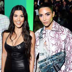 Kourtney Kardashian and Kim Kardashian