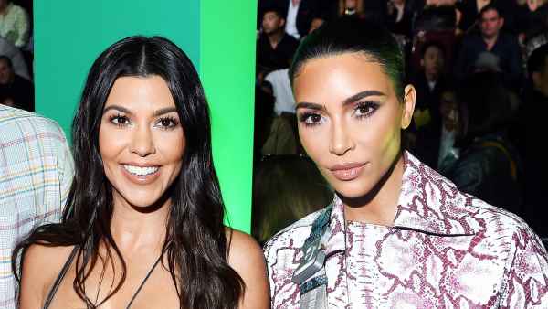 Kourtney Kardashian and Kim Kardashian
