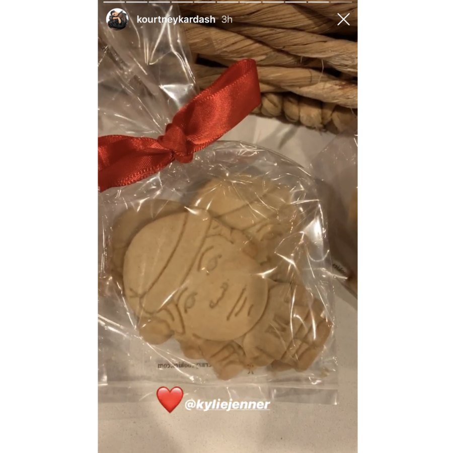 Kylie Jenner Gives Her Family Custom Cookies for Christmas