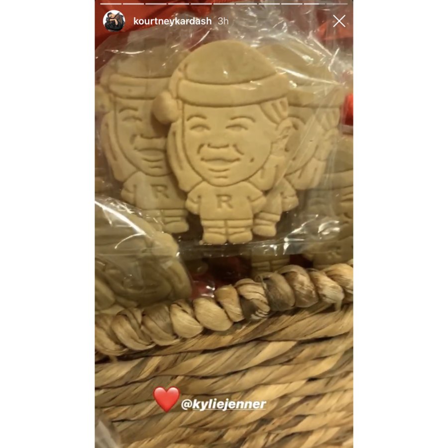 Kylie Jenner Gives Her Family Custom Cookies for Christmas