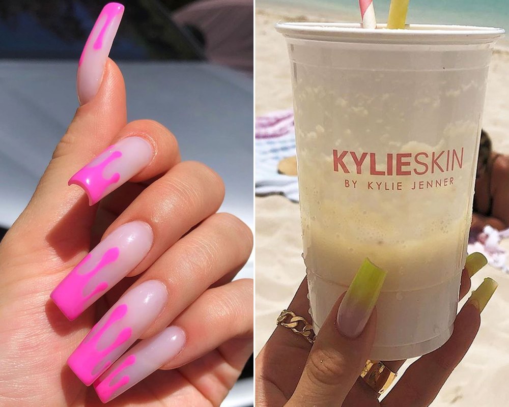 Kylie Jenner's French Manicures