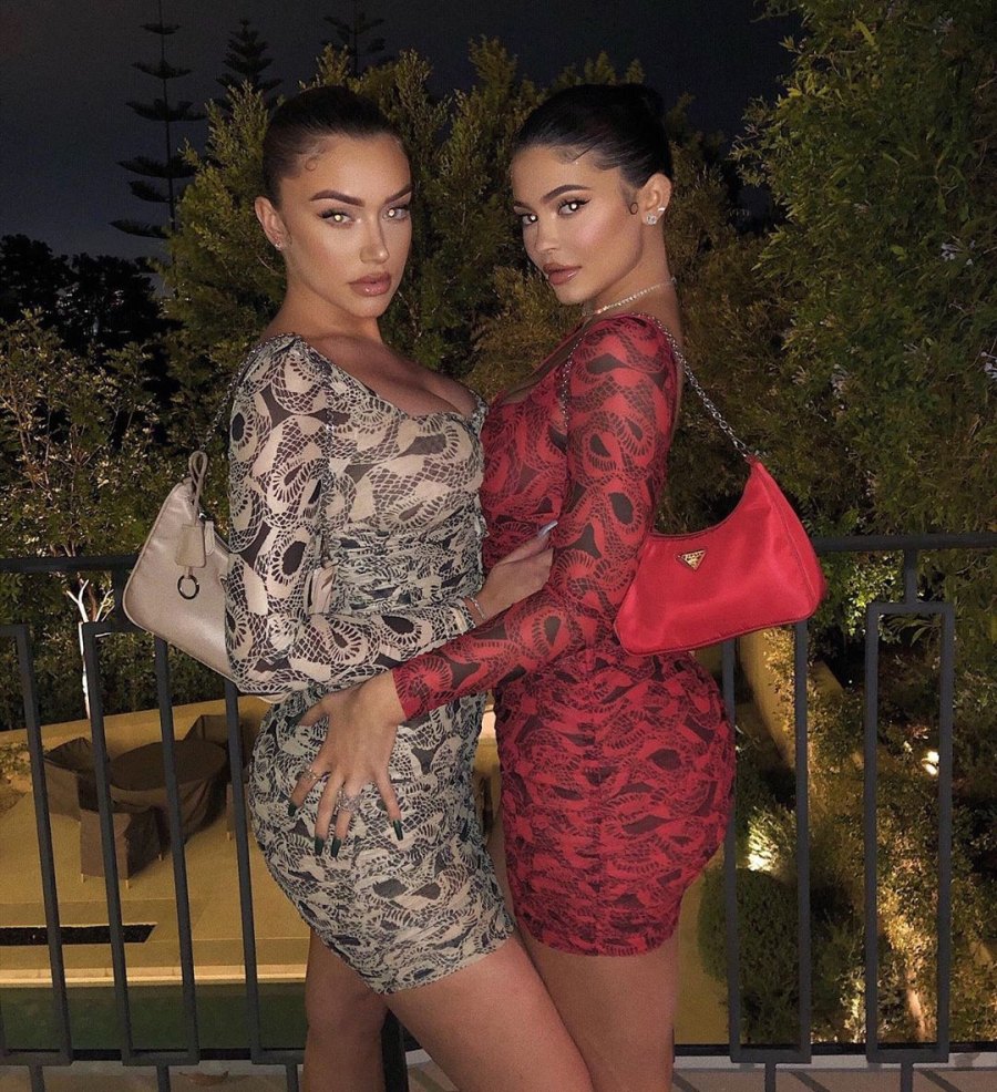 Kylie Jenner and Stassie Look Identical in Matching Dresses