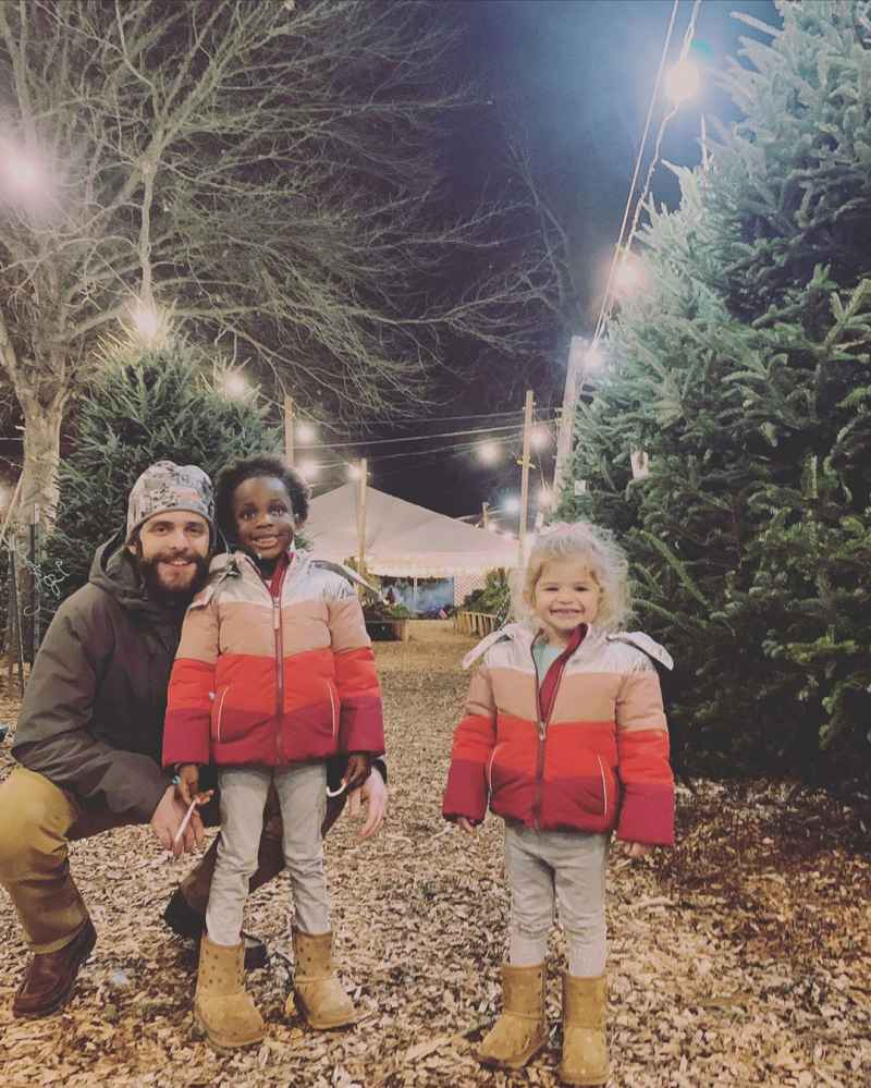Thomas Rhett and Lauren Akins Celebrity Kids Helping Pick and Decorate Christmas Trees