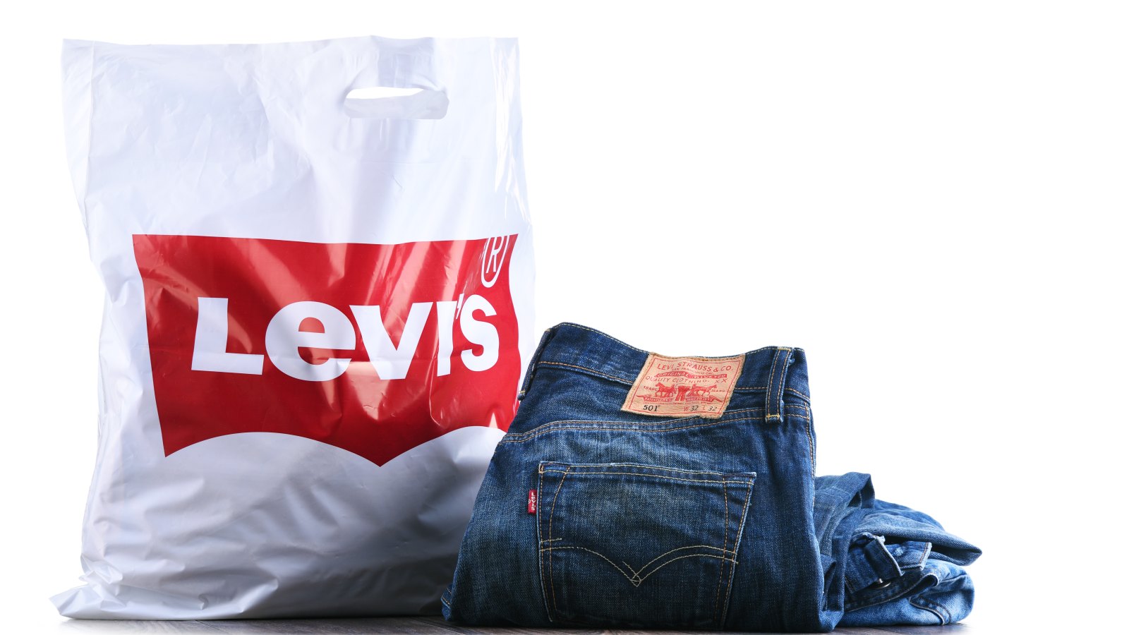 Levi's Shopping Bag and Jeans