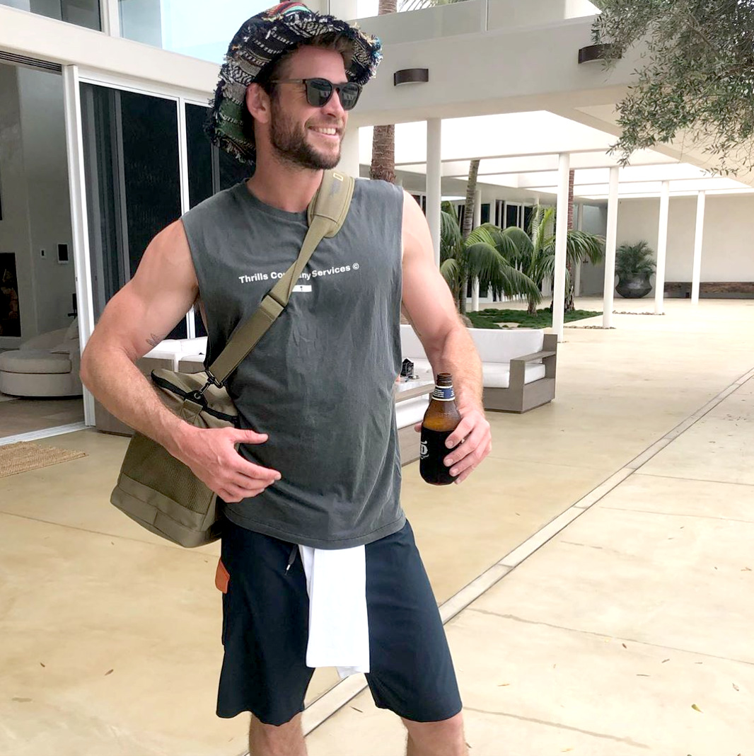 Liam Hemsworth muscles post Miley divorce