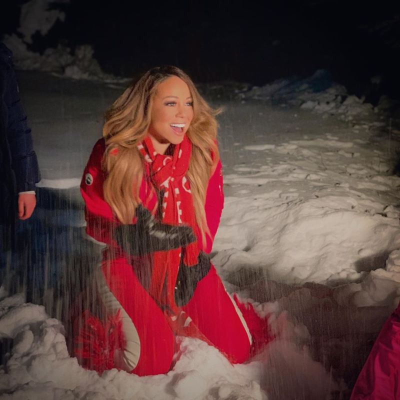 Mariah Carey Instagram Celebrity Snowbunnies