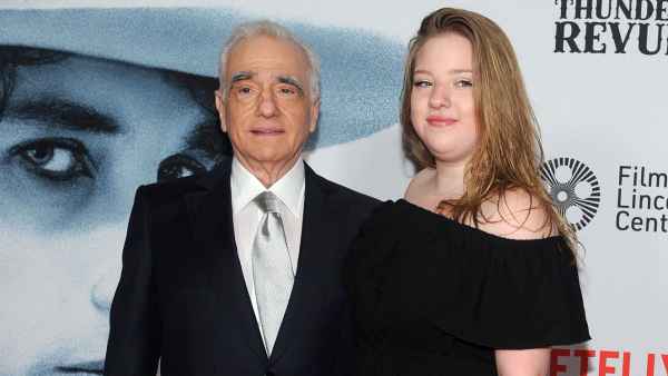 Martin Scorsese and Francesca Scorsese Rolling Thunder Revue Red Carpet Marvel Wrapping Paper