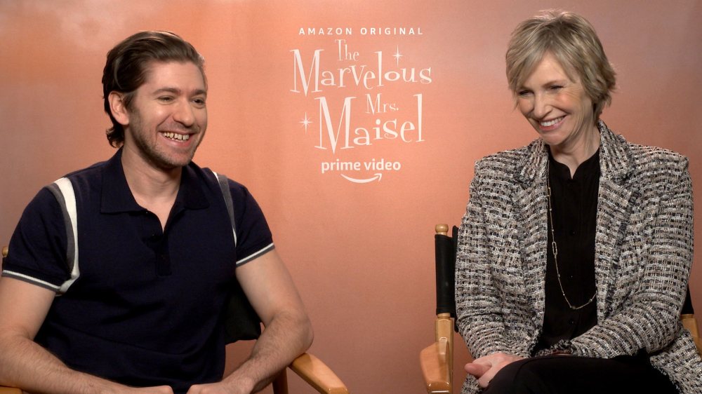 Michael Zegen and Jane Lynch Marvelous Mrs. Maisel Cast Us Interview