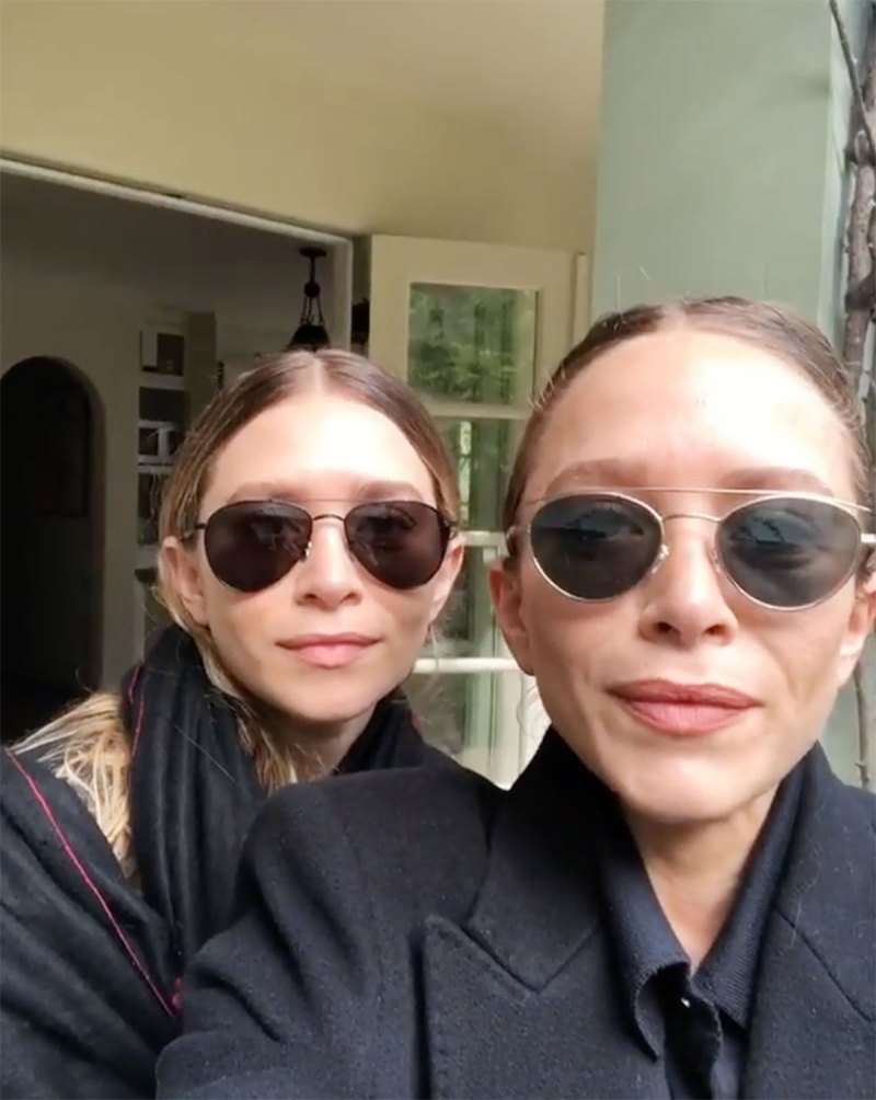Mary-Kate Ashley Olsen Twinning Instagram
