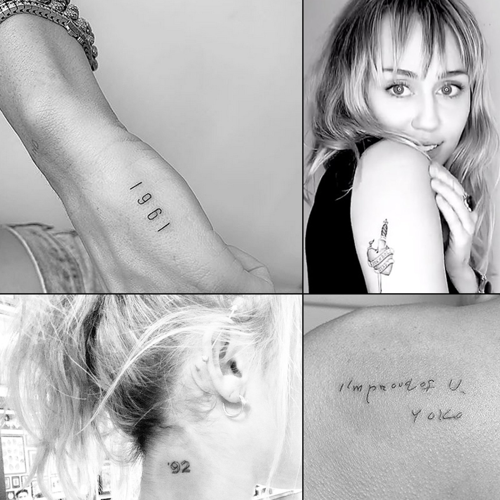 Miley Cyrus Tattoos Since Split With Liam Hemsworth