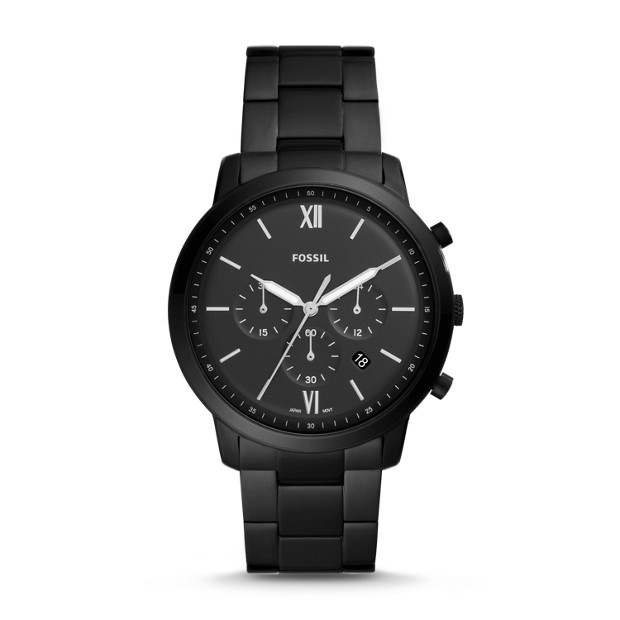 Neutra Chronograph Black Stainless Steel Watch