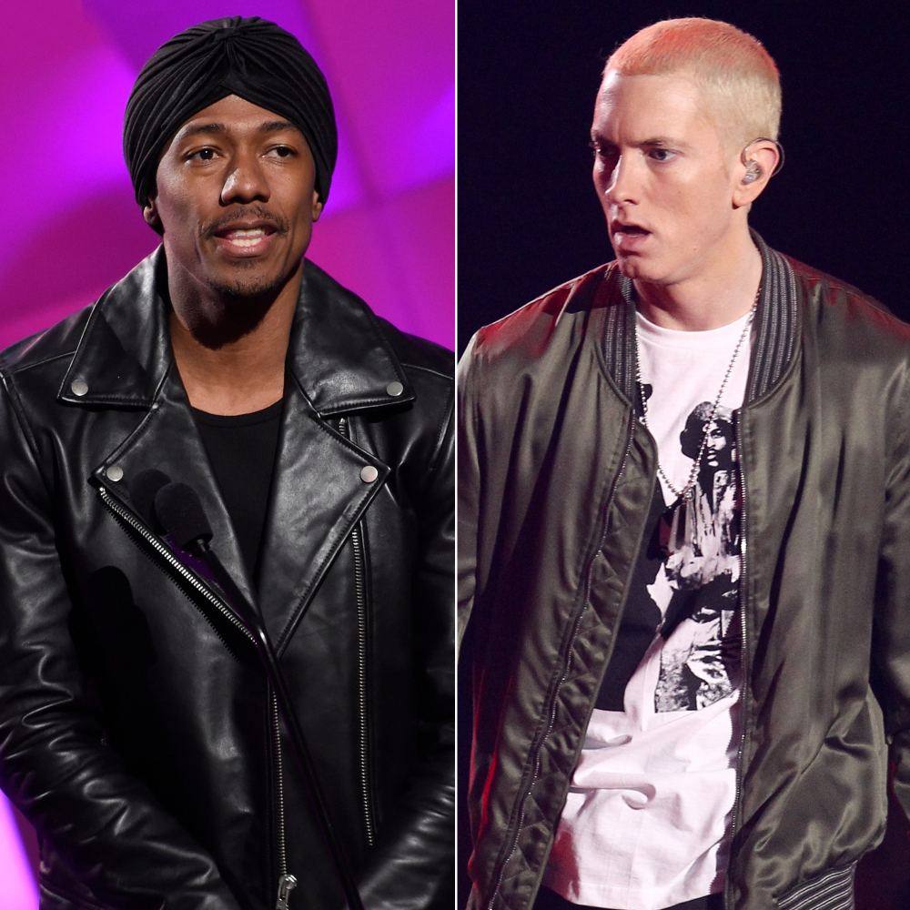 Nick Cannon Says Eminem Will ‘Never Be a Legend’ on 2nd Diss Track ‘Pray for Him'