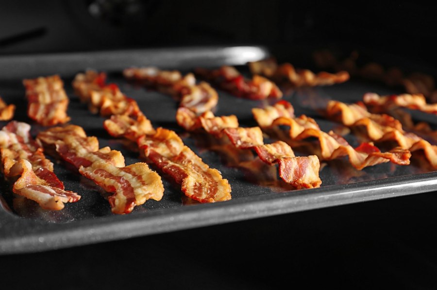 Oven Roasted Bacon 8 High-Protein, Low-Carb Breakfast Recipes That Will Keep You Full Longer