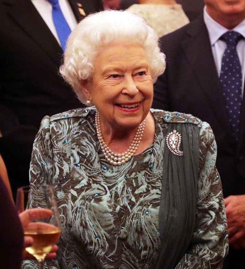 Queen Elizabeth II's Fanciest Brooches - Palm Leaf