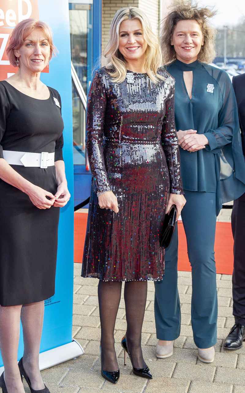 Queen Maxima Sequin Dress December 18, 2019