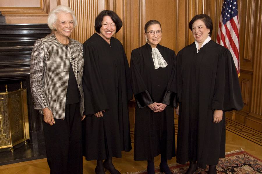 Sandra Day O'Connor, Sonia Sotomayor, Ruth Bader Ginsburg and Elena Kagan Female Politicians That are Turning the World into a Better Place