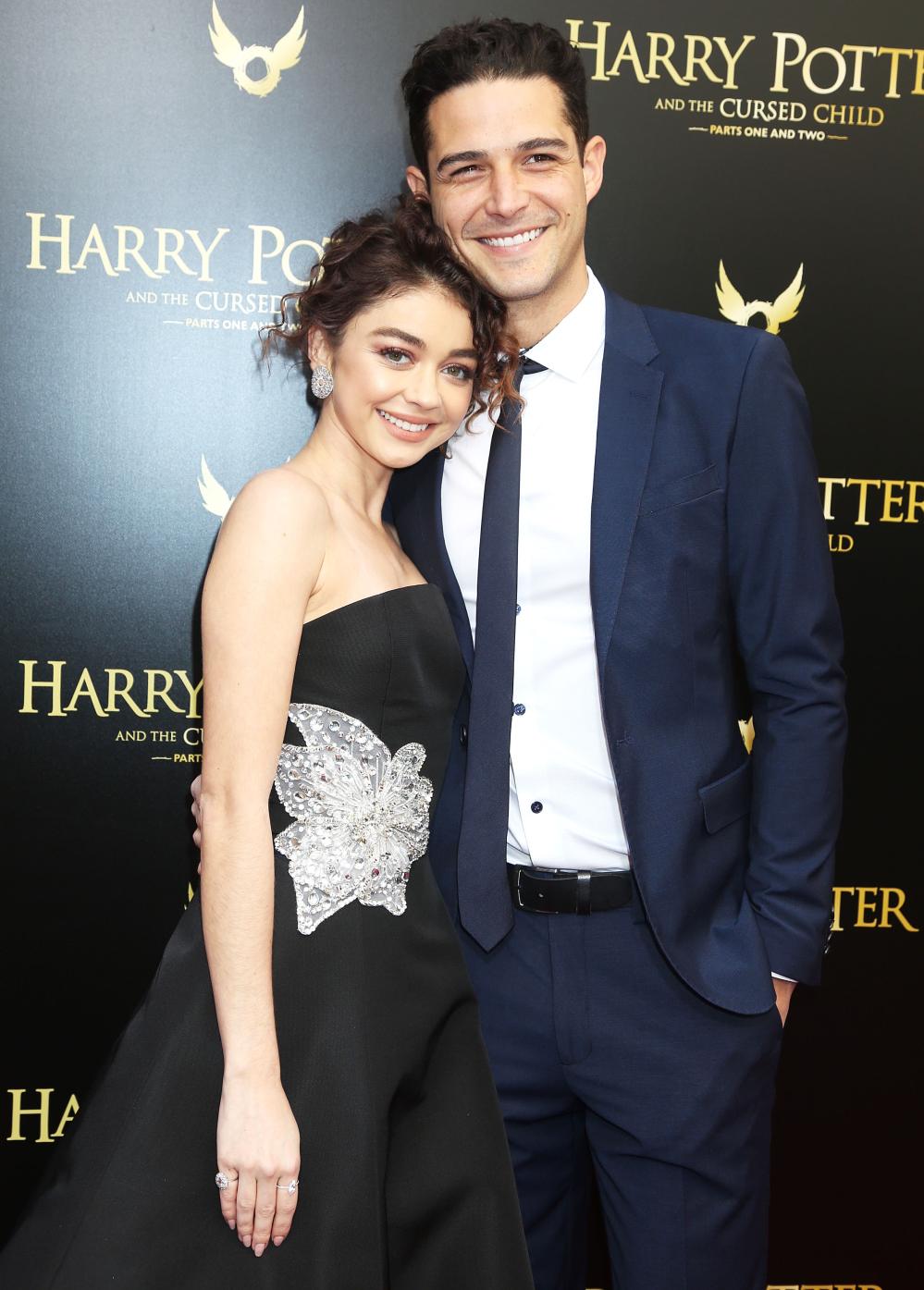 Sarah Hyland Wells Adams Celebrate First Christmas as Engaged Couple
