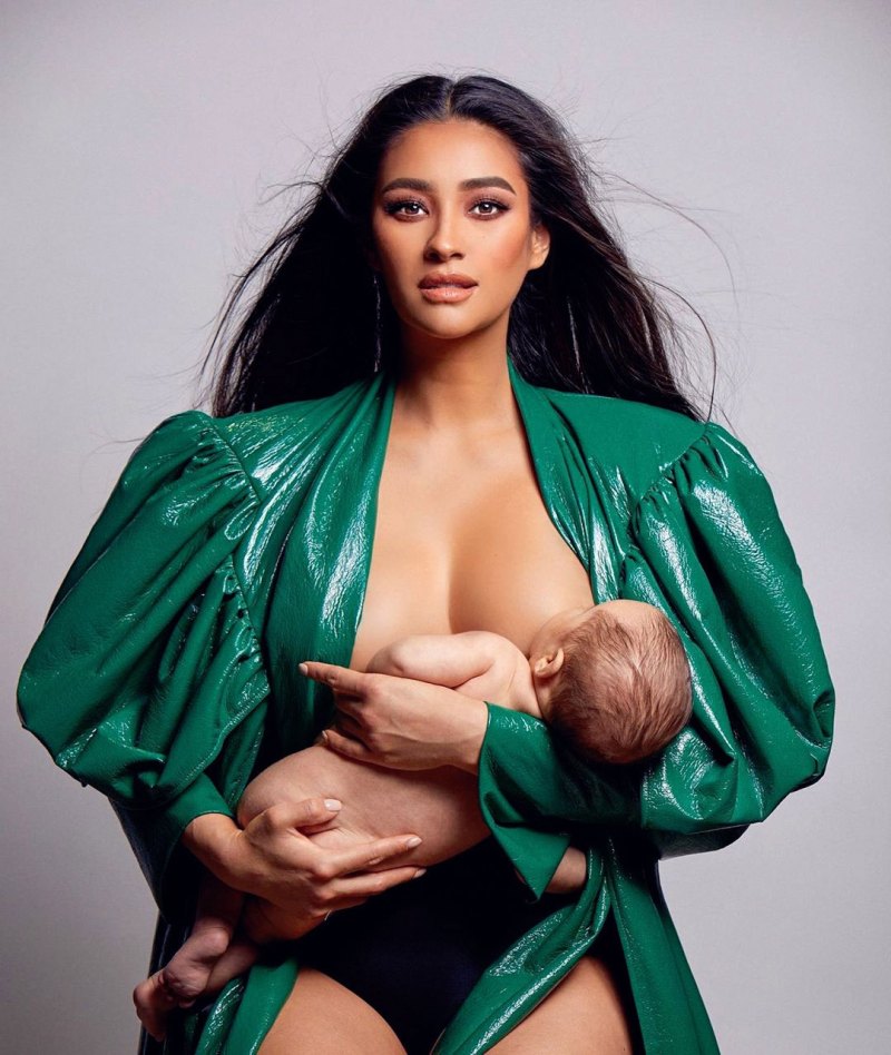 Shay Mitchell Breast-Feeding Photo With Daughter Atlas Instagram