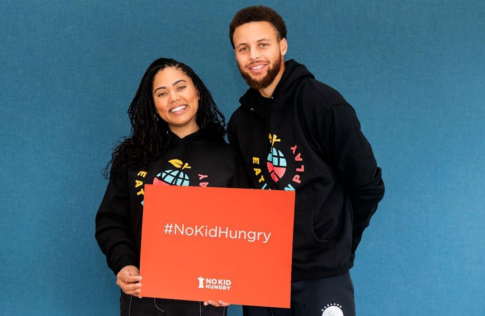 Stephen Curry Ayesha Curry Vow to Help End Childhood Hunger