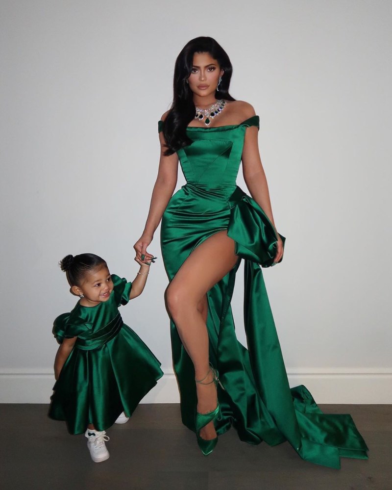 Stormi Webster's Baby Album matching mama