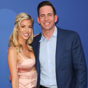 Tarek El Moussa and Heather Rae Young Wear Matching Pajamas in Holiday Photo With Kids
