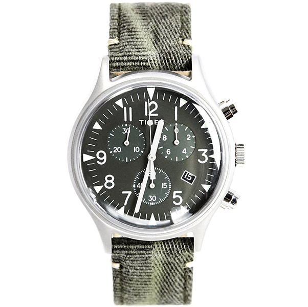 Timex MK1 Steel Chronograph With Olive Dial