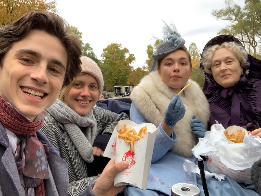 Timothée Chalamet Shares Behind-the-Scenes Snaps of Meryl Streep’s Wendy’s Fries Delivery