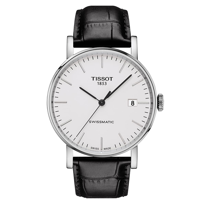 Tissot Everytime Swissmatic Leather Strap Watch, 40mm