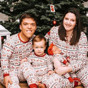 Tori Roloff Surprised Son Jackson Touched Newborn Sister in Family Christmas Photo
