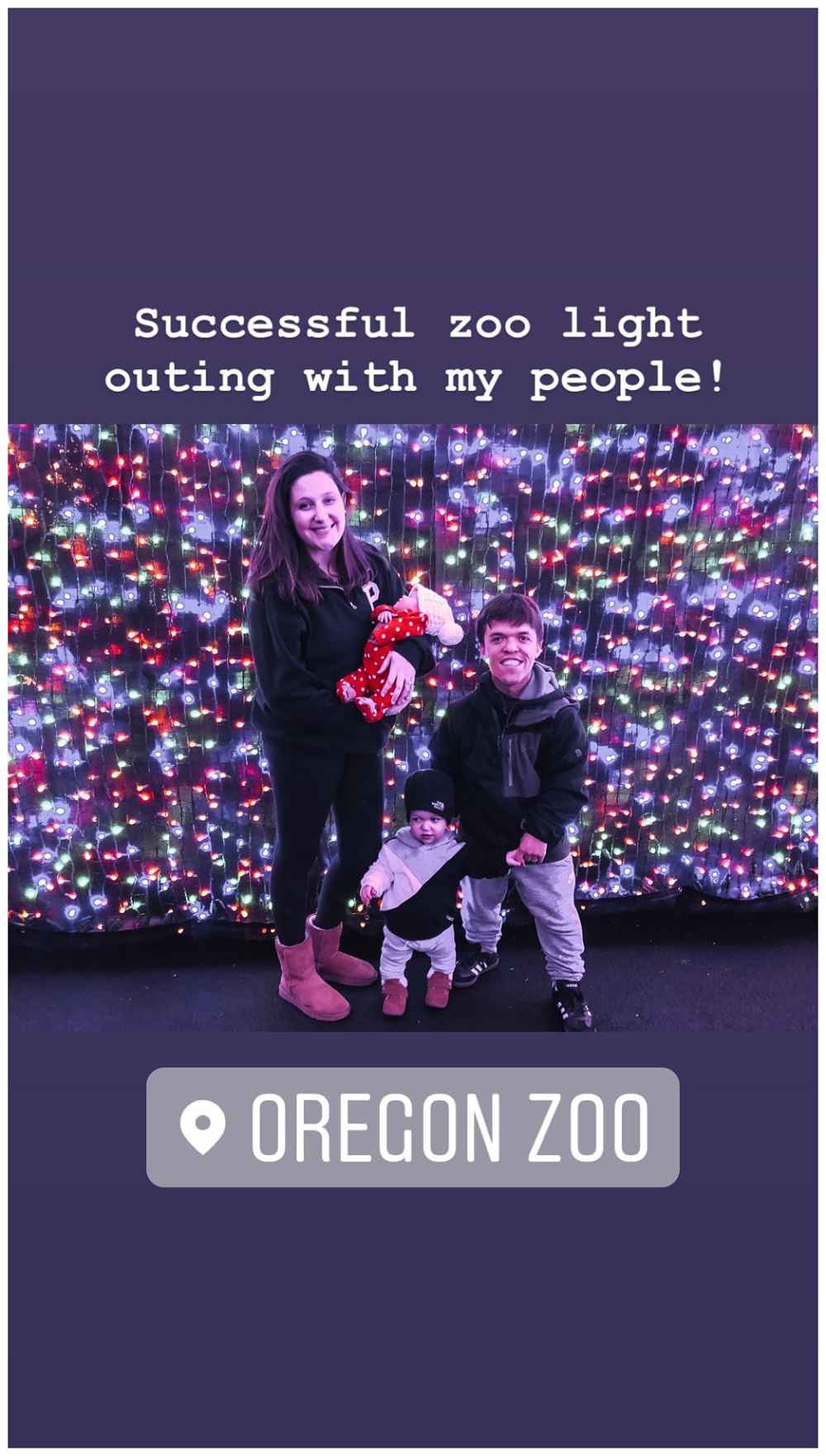 Tori Roloff and Zach Roloff Have Successful Christmas Lights Outing