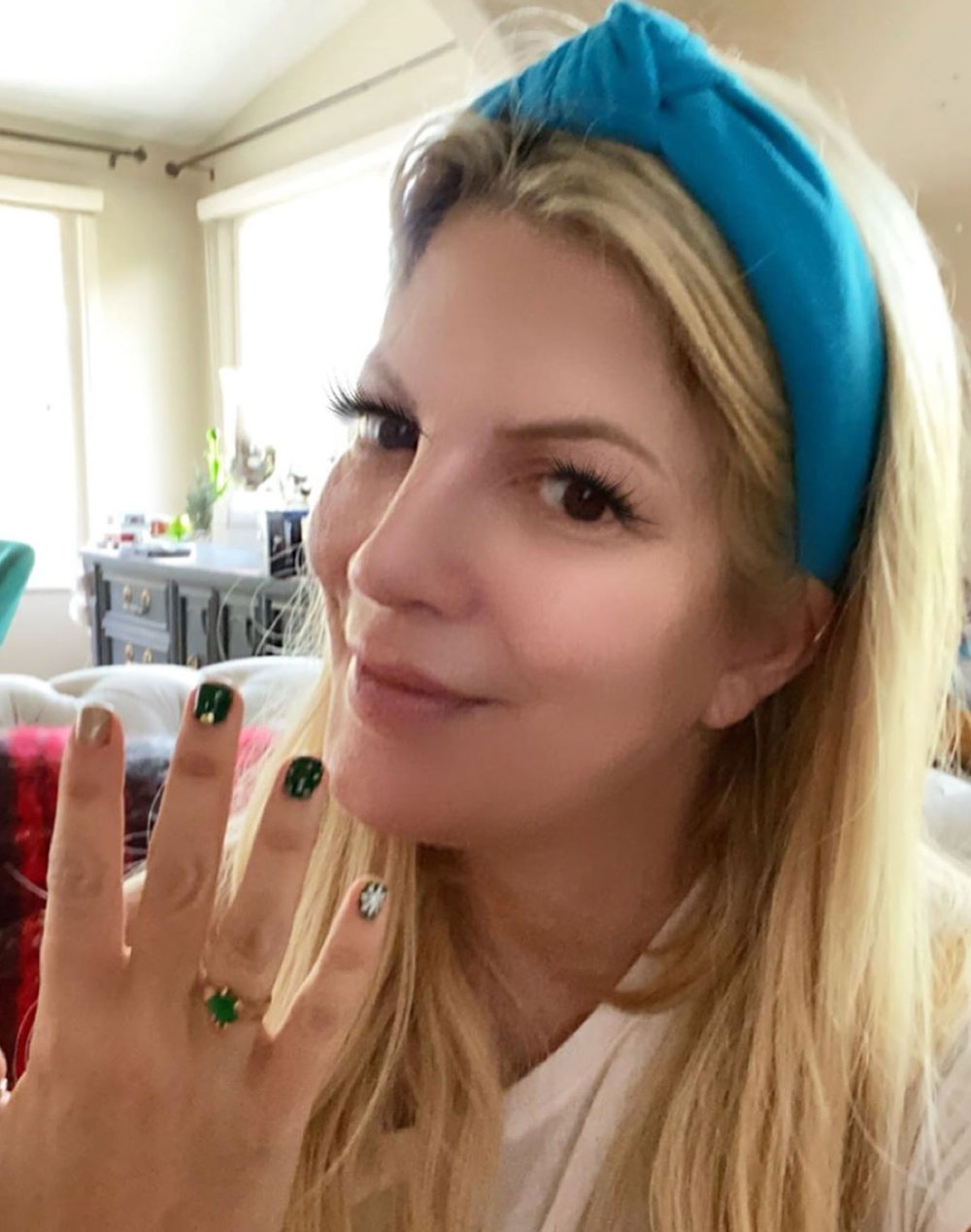 Tori Spelling's New Emerald Wedding Ring