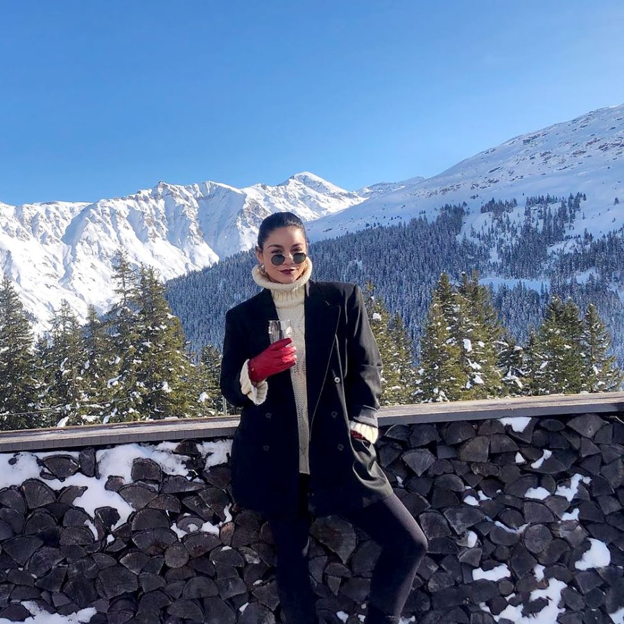 Vanessa Hudgens Swiss Getaway Is Vacation Goals