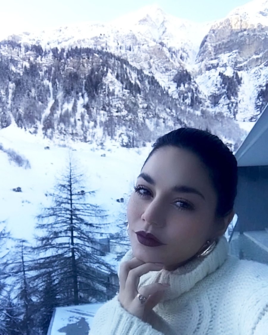 Vanessa Hudgens Swiss Getaway Is Vacation Goals