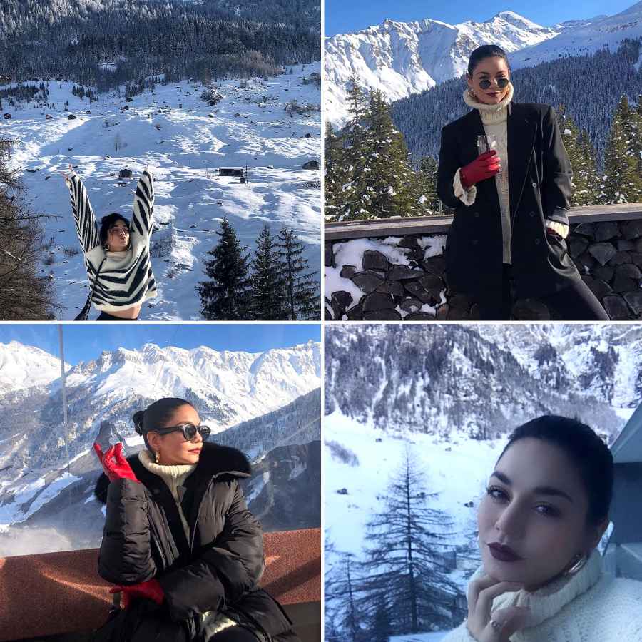 Vanessa Hudgens Swiss Getaway Is Vacation Goals