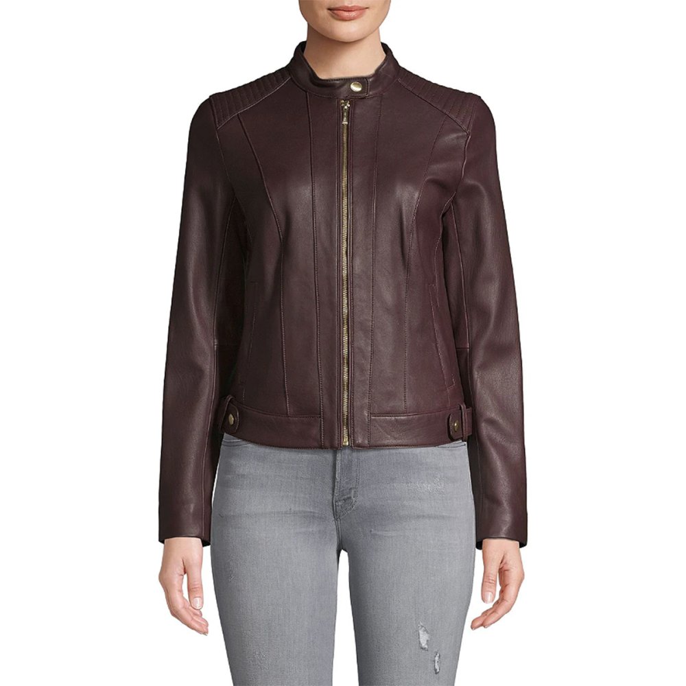 Cole Haan Quilted Italian Leather Jacket