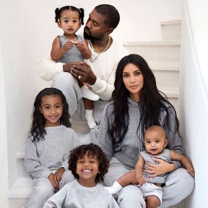 Kardashain West Family Christmas Card 2019