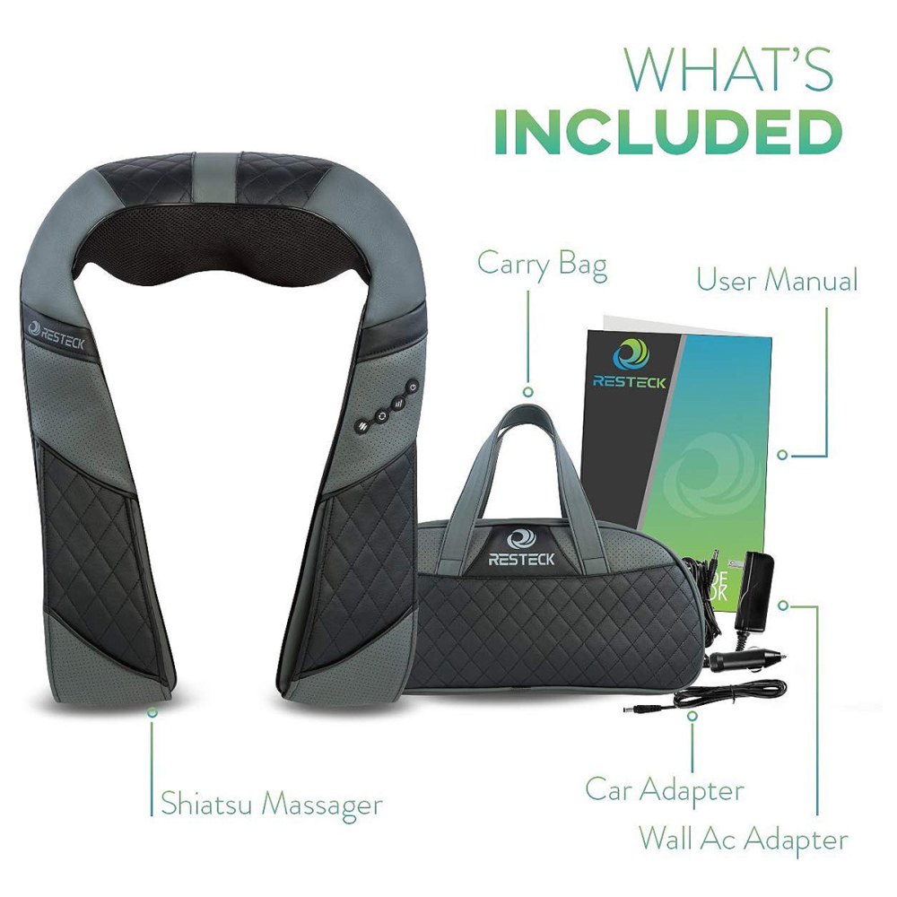 RESTECK Massager for Neck and Back With Heat