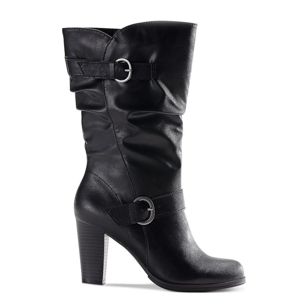 Style & Co Sachi Block-Heel Mid-Shaft Boot