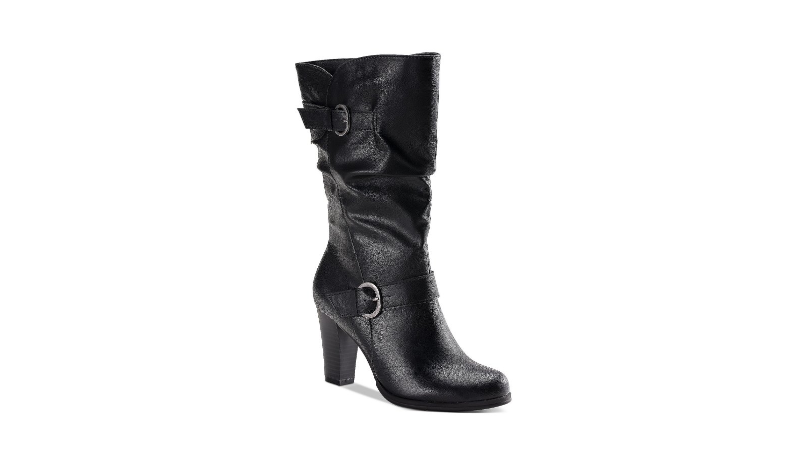 Style & Co Sachi Block-Heel Mid-Shaft Boots