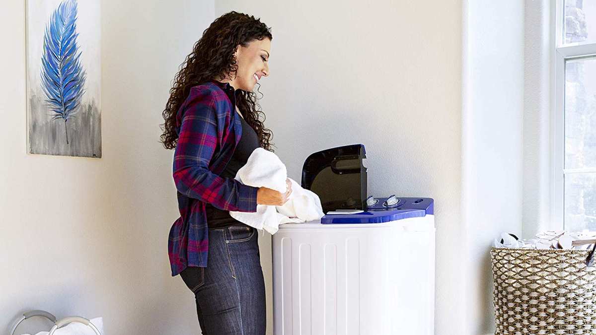 Best Choice Products Portable Compact Twin Tub Laundry Machine