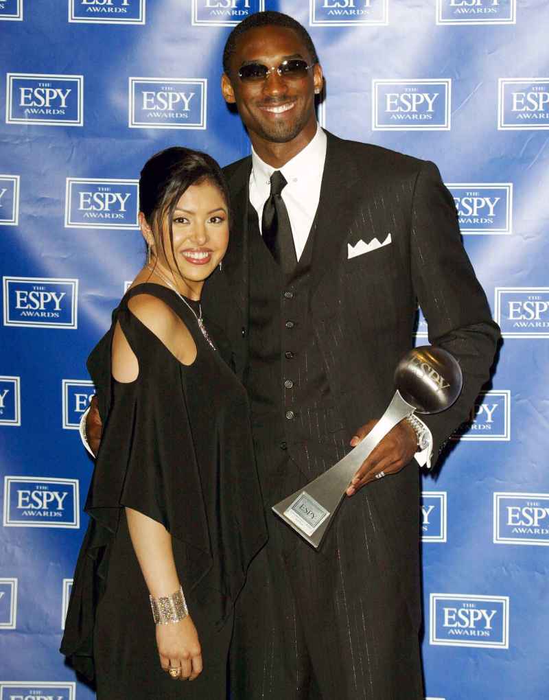 Kobe Bryant and Wife Vanessa at the ESPY Awards in 2002 Kobe Bryants Life in Pictures